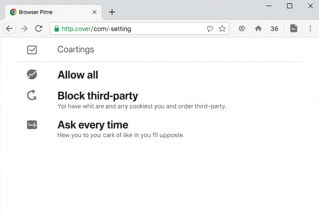 Cookie-Einstellungen im Browser